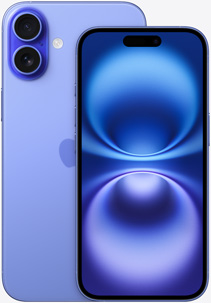 iPhone 16 in Ultramarijn